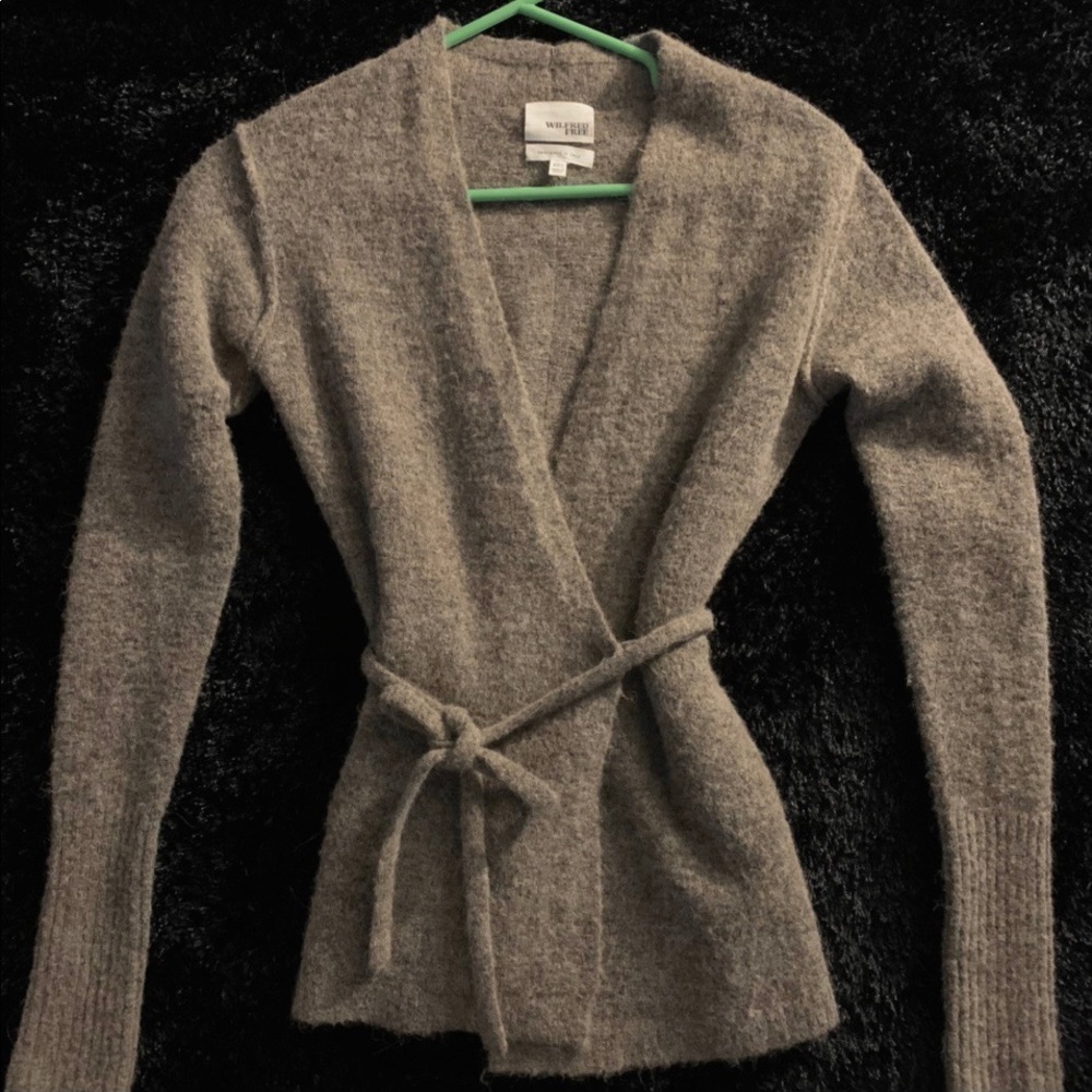 Wilfred Alpaca Wool Wrap Sweater *WORN ONCE*